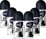 Nivea Men Invisible Black & White Original 50 Ml 6 Paket Roll-On