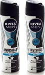 Nivea Men Invisible For Black & White Fresh 150 ml 2 Adet Deo Sprey