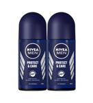 Nivea Men Protect & Care 50 Ml 2 Adet Roll-On