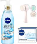 Nivea Nemlendirici Makyaj Ve Yüz Temizleme Yağı + Yüz Temizleme Fırç. + Creme Soft Sabun