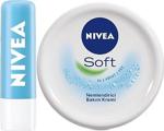 Nivea Original Care Dudak Bakım Kremi 4,8 G + Soft Krem 300 Ml