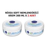 Nivea Soft 300 ml x2 Adet Nemlendirici Bakım Kremi