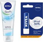 Nivea Soft El Ve Vücut Kremi 75 Ml Ve Lip Essential Dudak Bakım Kremi 4,8 Gr