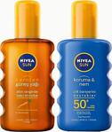 Nivea Sun Karoten Özlü Güneş Yağ Spreyi 200 Ml + Koruma&nem Nemlendirici Güneş Spreyi Gkf 50+ 200 Ml