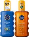 Nivea Sun Koruma Nemlendirici Spf 50+ 200 Ml + Karoten Güneş Yağı 200 Ml Güneş Spreyi Seti