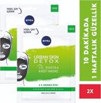 Nivea Visage Maske Kağıt Urban Skin Detox 2'Li Set