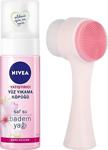 Nivea Yatıştırıcı Yüz Yıkama Köpüğü Badem 150Ml Ve Yüz Temizleme Fırçası 869900100786768