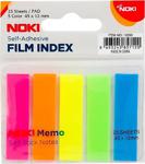 Noki Noki Memo Film Index 5 Renk 12X45Mm 25 Yp. 12050 Yapışkan Notluk