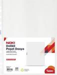 Noki Şeffaf Delikli 4830Xl Poşet Dosya ( Föy Dosya ) 100 Adet