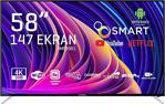 Nordmende Nm58351 4K Ultra Hd 58" 147 Ekran Uydu Alıcılı Android Smart Led Tv