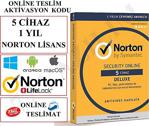 Norton Securi̇ty Deluxe Tr 3.0 1 Yil 5 Ci̇haz