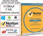 Norton Securi̇ty Deluxe Tr 3.0 3 Ci̇haz 1 Yil Onli̇ne Tesli̇m Faturali Garanti̇li̇ Orji̇nal Li̇sans