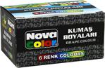 Nova Color Kumaş Boyası 6 Renk X 30 Ml. Set