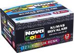 Nova Color Kumaş Boyası 12 Renk X 30 Ml. Set