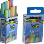 Nova Color Nova Renkli Tozsuz Tebeşir 10'Lu 2 Paket