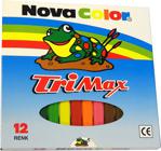 Nova Color Trimax Silinebilir 12 Renk Mum Boya