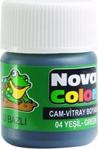 Nova Color Yeşil Su Bazlı Cam Vitray Boyası