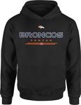 Nsj Sportive Unisex Siyah Denver Broncos Hoodie