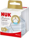 Nuk Nature Sense 2\'li Silikon Küçük Delik 6-18 Ay Biberon Emziği