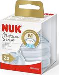 Nuk Nature Sense Biberon Emziği Silikon 6-18 Ay Orta Akışlı 2'Li Paket