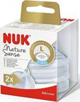 Nuk Nature Sense Silikon Biberon Emziği 6-18 Ay No:2 Büyük Delik L Ikili Paket