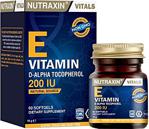 Nutraxin E Vitamin 200 IU 60 Kapsül