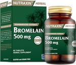 Nutraxin Herbal Bromelain 1000 Mg 60 Tablet + 1 Adet Şase Kolajen