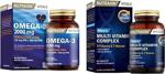 Nutraxin Omega 3 Balık Yağı 2000 Mg 60 Kapsül+ 14 Vitamin,7 Mineral Içerikli Multivitamin Erkek 60 T