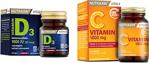 Nutraxin Vitamin D3 1000 120 Tablet & C Vitamini 1000 Mg 30Tablet