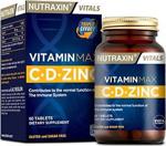 Nutraxin Vitamin Max (1000 Mg C Vitamini, 1000 Iu D Vitamini Ve 10 Mg Çinko) 60 Tablet