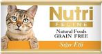 Nutri Feline Tahılsız Sığır Etli 85 gr Yetişkin Kedi Konservesi