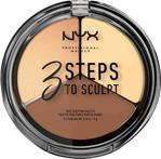 Nyx 3 Steps To Sculpt Light 3'Lü Kontür Paleti