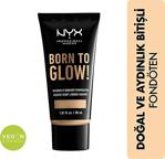 Nyx Makeup Born To Glow! Naturally Radiant Fondöten 6.3 Warm Vanilla