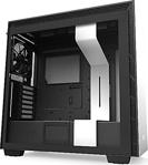 Nzxt H710 - Atx-Mid-Tower Oyun Bilgisayarları Için Kasa - Front I/O Usb Type-C Port - Temperli Cam Yan Pencere Hızlı Gerdirici Ile - Su Soğutma Için Kullanılabilir - Beyaz/Siyah