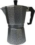 Ocaküstü Desenli Gri Moka Pot 6 Fincanlık Kahve Espresso Cezvesi