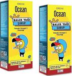 Ocean Balık Yağı Omega 3 Kral Şakir 150 Ml X 2 Adet