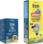 Ocean Ocean Plus 1200 Mg 50 Kapsül Limon + Ocean Omega 3 Balık Yağı Multi Şurup 150 Ml