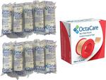 Octacare 10 Adet Sargı Bezi 10 Cmx400 Cm + 1 Adet Plaster 2,5 Cmx5 M