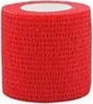 Octacare Kırmızı Kendinden Yapışkanlı Bandaj 5 Cm.4,5 Cm