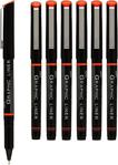 Ohto Graphic Liner Metal İğne Uçlu Rapido Çizim Kalemi 6 'Lı Set