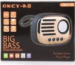 Okcy A8 Bluetooth Hoparlör Ses Bombası Mp3 Çalar Sd/Usb/Fm Radyo