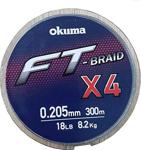 Okuma Ft-Braided X4 Line 300M Grey Örgü İp Misina