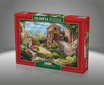 Olimpia Old Town With Flovers 1000 Parça Puzzle