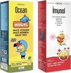 Omega 3 Balık Yağı Multi Şurup Ballı Portakallı 150 Ml (Kral Şakir) + Imunol Şurup 150 Ml