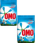 Omo Active Fresh 6 kg 2'li Paket Toz Çamaşır Deterjanı