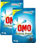 Omo Active Fresh 6 Kg 40 Yıkama 2'Li Paket Toz Çamaşır Deterjanı