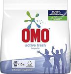 Omo Active Fresh Toz Çamaşır Deterjanı Beyazlar İçin En Zorlu Lekeleri İlk Yıkamada Çıkarır 1.5 Kg 10 Yıkama 1 Adet - 1,5 Kg