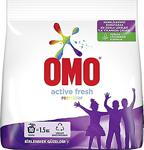 Omo Active Fresh Toz Çamaşır Deterjanı Renkliler İçin Renklilerinizi Koruyarak En Zorlu Lekeleri İlk Yıkamada Çıkarır 1.5 Kg 10 Yıkama 1 Adet - 1,5 Kg