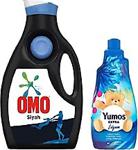 Omo Sivi 30 Yikama 1950 Ml Siyah + Yumos Ext.Yumusatici 1440 Ml Lilyum