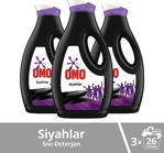 Omo Sıvı Çamaşır Deterjanı Siyahlar İçin Siyahları Koruyarak En Zorlu Lekeleri Çıkarır 1690 Ml 3Adet